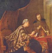 Jean Simeon Chardin Lady Sealing a Letter Spain oil painting artist